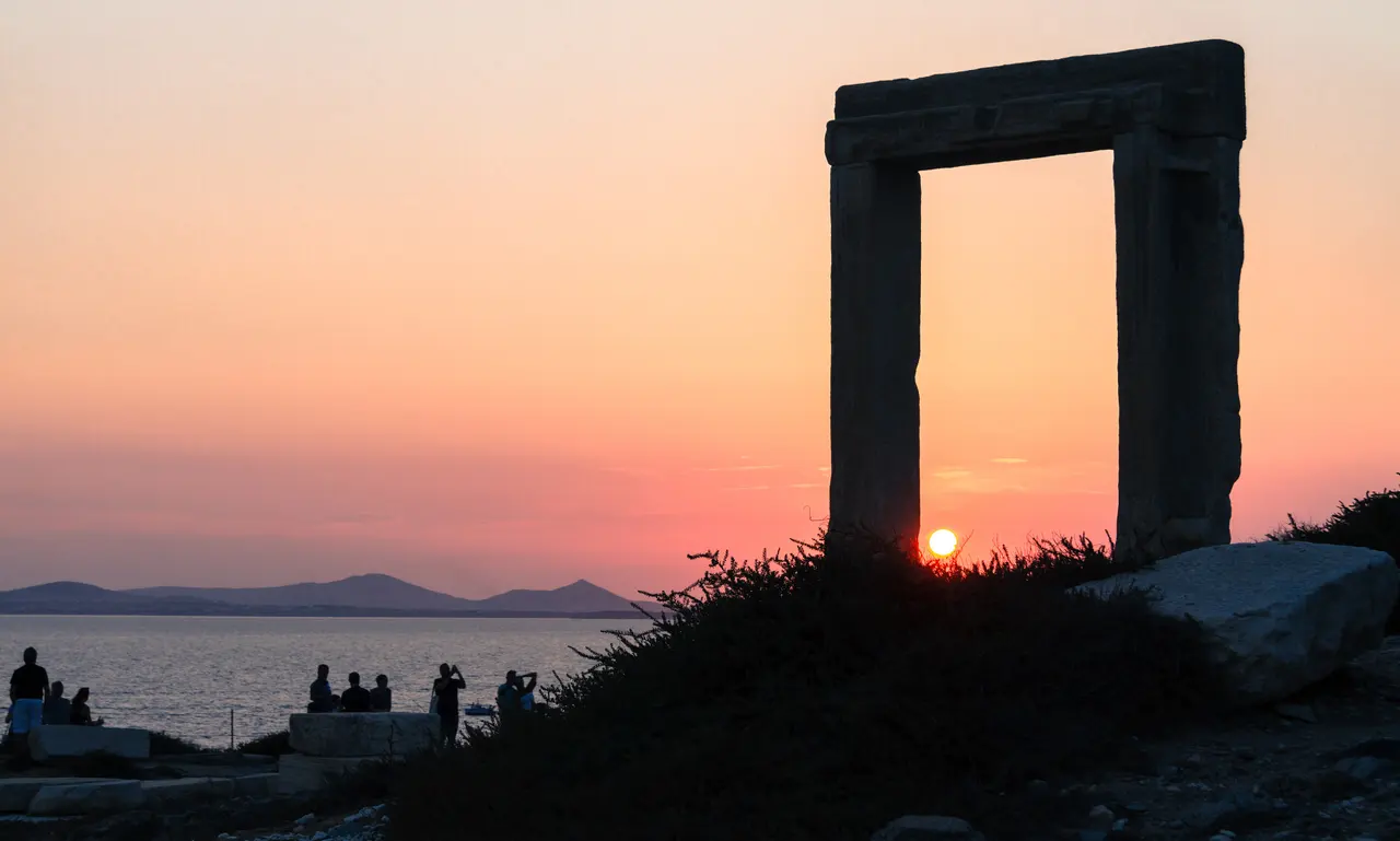 Sunset at Portara Monument
